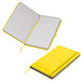 Notizbuch Happy, DIN A5, blanko, gelb Notizbuch Happy, DIN A5, blanko, gelb