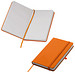 Notizbuch Happy, DIN A6, blanko, orange