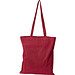 Einkaufstasche Baumwolle, lange Henkel, burgund