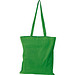 Einkaufstasche Baumwolle, lange Henkel, grün