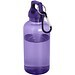 Oregon 400 ml RCS-zertifizierte Trinkflasche aus recyceltem Kunststoff mit Karabiner, dusk violett