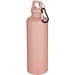 Oregon 750 ml einfarbige RS-zertifizierte Wasserflasche aus recyceltem Kunststoff mit Karabinerhaken, altrosa