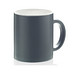 Oxford Kaffeebecher mattgrau/weiß