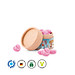 Papierdose Eco Mini, Glühweinherzen-Bonbons, inkl. Druck