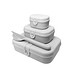 koziol Lunchbox-Set Pascal Ready mit KLIKK-Besteck, organic grey koziol Lunchbox-Set Pascal Ready mit KLIKK-Besteck, organic grey