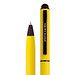 Pierre Cardin Drehkugelschreiber Celebration Stylus, blaue Mine, gelb