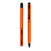 Pierre Cardin® CELEBRATION Set aus Rollerball Touchpen und Kugelschreiber Stylus, orange