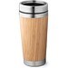 PIETRO. Reisebecher aus Bambus und Edelstahl 500 ml, Natur