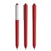 Pigra P03 Push Kugelschreiber, Red-White