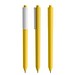 Pigra P03 Push Kugelschreiber, Yellow-White