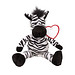Plüsch-Zebra LORENZO,schwarz, weiß