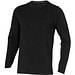 ELEVATE Herren Öko Langarmshirt Ponoka, schwarz, XL
