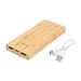Powerbank BAMBOO ENERGY 10.000 mAh, braun