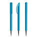 prodir® Drehkugelschreiber DS3 TPC Twist, blaue Mine, cyanblau
