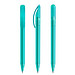 prodir® Drehkugelschreiber DS3 TFF, blaue Mine, petrol/transparent