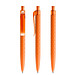 prodir® Druckkugelschreiber QS01 PMT Push, blaue Mine, orange