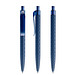 prodir® Druckkugelschreiber QS01 PMT Push, blaue Mine, dunkelblau
