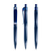 prodir® Druckkugelschreiber QS20 PMT Push, blaue Mine, dunkelblau