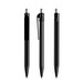 prodir QS50 PMP Push Kugelschreiber, Black-Silver satin finish