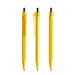prodir QS50 PMT Push Kugelschreiber, Lemon-Silver chrome finish
