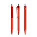 prodir QS50 PMT Push Kugelschreiber, Red-Silver satin finish