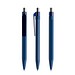 prodir QS50 PMT Push Kugelschreiber, Sodalite Blue-Silver chrome finish