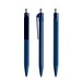 prodir QS50 PMT Push Kugelschreiber, Sodalite Blue-Silver satin finish