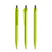 prodir QS50 PMT Push Kugelschreiber, Yellow Green-Silver chrome finish