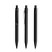 prodir QS50 Soft Touch PRS Push Kugelschreiber, Black-Black satin finish