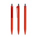 prodir QS50 Soft Touch PRT Push Kugelschreiber, Red-Silver chrome finish