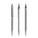 prodir QS50 Stone PQS Push Kugelschreiber, Silver-Silver satin finish
