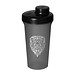Protein Shaker Energy, 600 ml, transparent-grau/schwarz