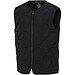 Quarz GRS-recycelte Thermoweste Unisex, schwarz, M