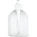 REFLASK 500. Hygiene Spender aus PET und PP 500 mL, Weiß