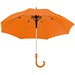 Regenschirm mit Fiberglassgestänge, orange