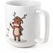 REINDEER. Becher mit Weihnachtsdruck 330 ml, Weiß