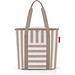reisenthel® Kühltasche thermoshopper, summerstripes coffee