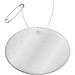 RFX™ H-12 Reflektierender, großer, runder Anhänger, weiss