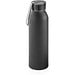 RIO. Recycelt Aluminium (100% rAL) flasche mit PP-Verschluss 660 mL, Schwarz