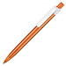 RITTER PEN Druckkugelschreiber Insider, blaue Mine, transparent, orange/weiß