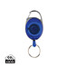 Roller-Clip-Schlüsselanhänger aus RCS recyceltem ABS, blau