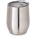 RONDE. Reisebecher aus Edelstahl 400 ml, Satinsilber