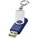 Rotate mit Schlüsselanhänger USB-Stick, blau, 4GB