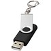 Rotate mit Schlüsselanhänger USB-Stick, schwarz, 4GB