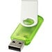 Rotate Transculent USB-Stick, grün, 64GB