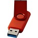 Rotate USB-Stick 3.0 aus Metall, hellrot, 128GB