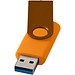 Rotate USB-Stick 3.0 aus Metall, orange, 128GB
