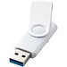 Rotate USB-Stick 3.0 aus Metall, weiss, 128GB