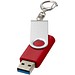 Rotate USB-Stick 3.0 mit Schlüsselanhänger, rot, 64GB