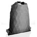 HALFAR Rucksack Diamond mit Wickelverschluss, grau/schwarz